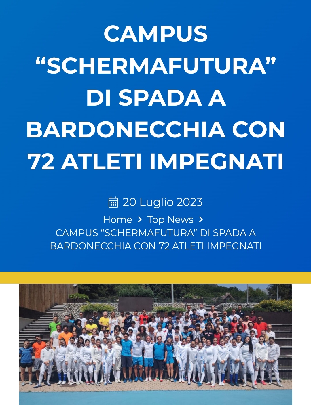 Bardonecchia Scherma Futura S S Lazio Scherma Ariccia